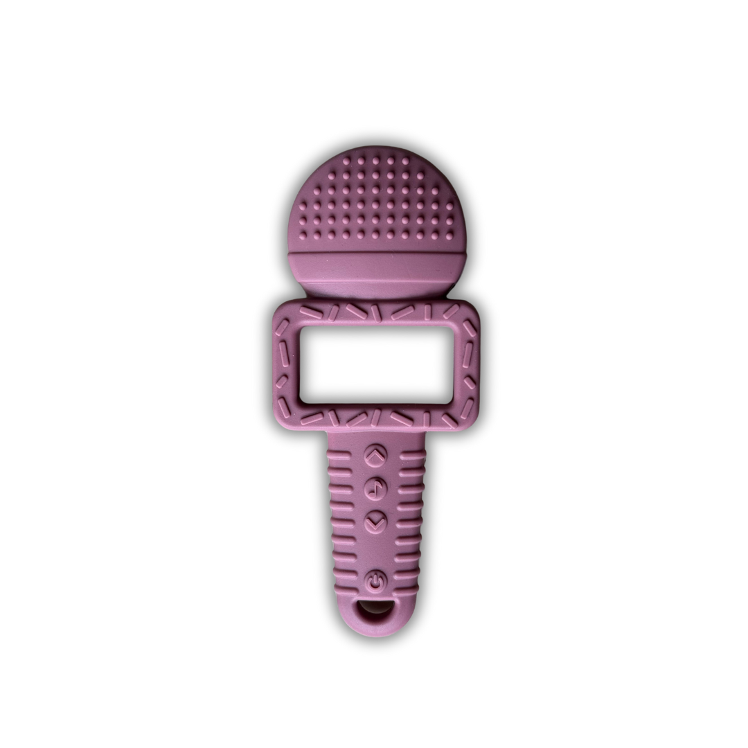Microphone Silicone Baby Teether