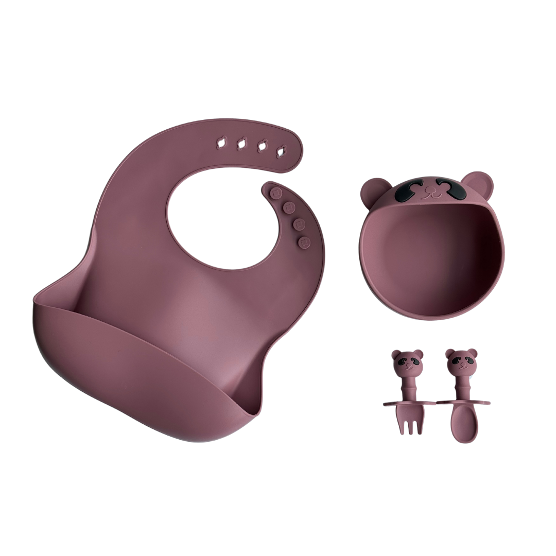 Silicone Bear Feeding Set