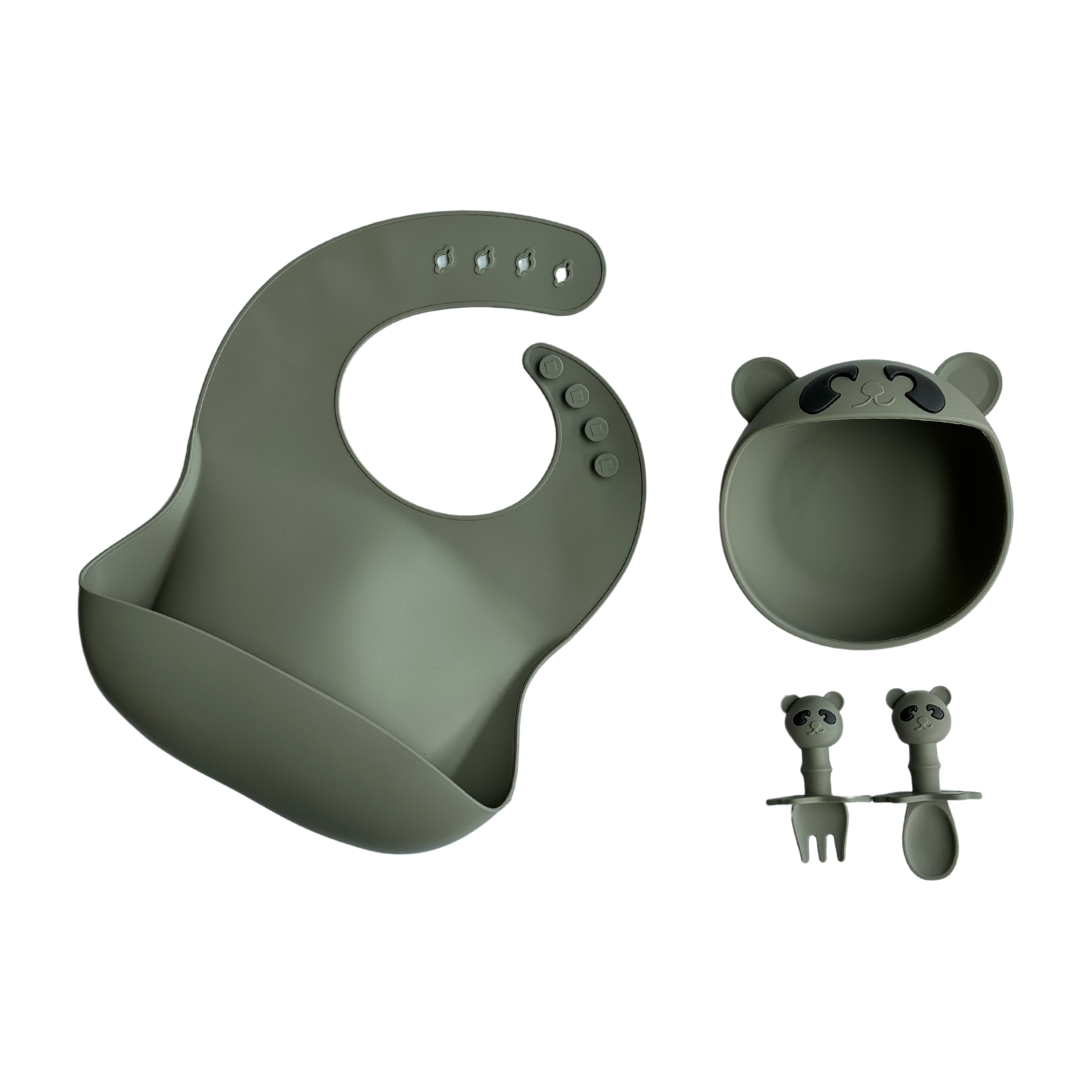 Silicone Bear Feeding Set
