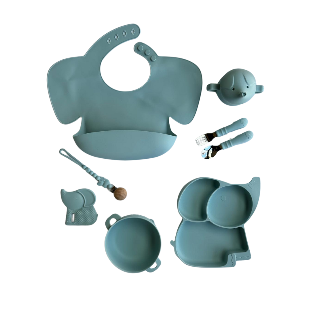 Silicone Elephant Set - 8 pcs