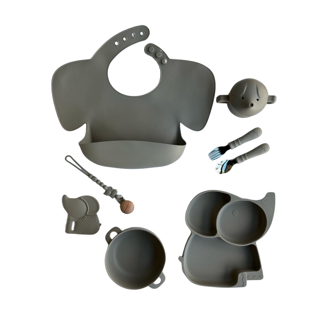 Silicone Elephant Set - 8 pcs