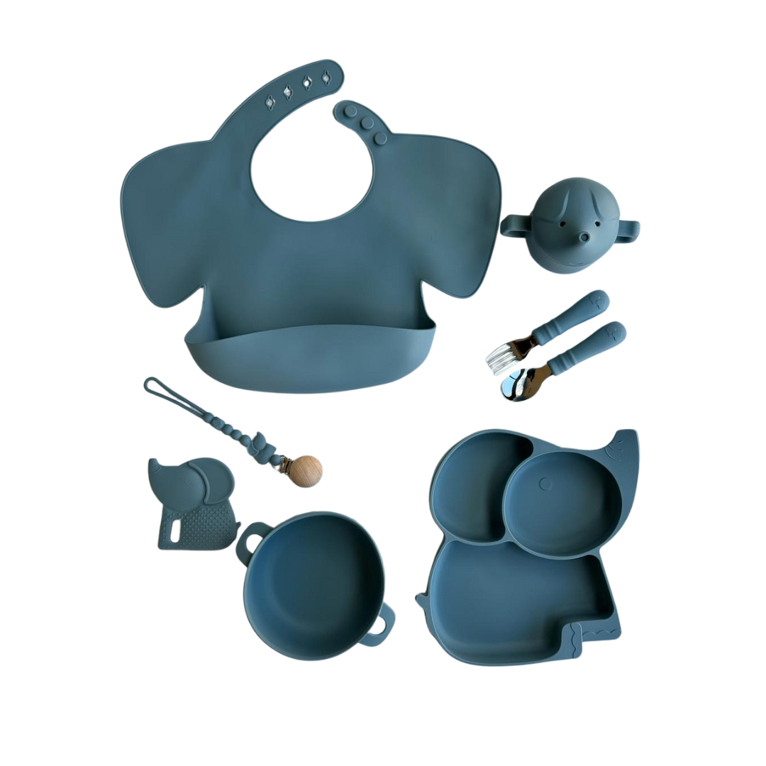 Silicone Elephant Set - 8 pcs