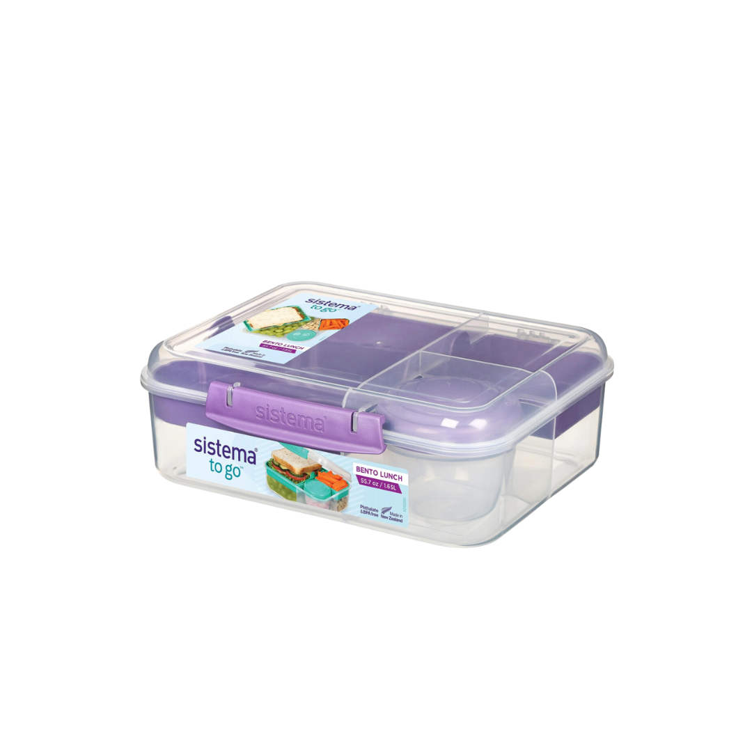 Sistema Bento lunch to go with yogurt pot 1.65L