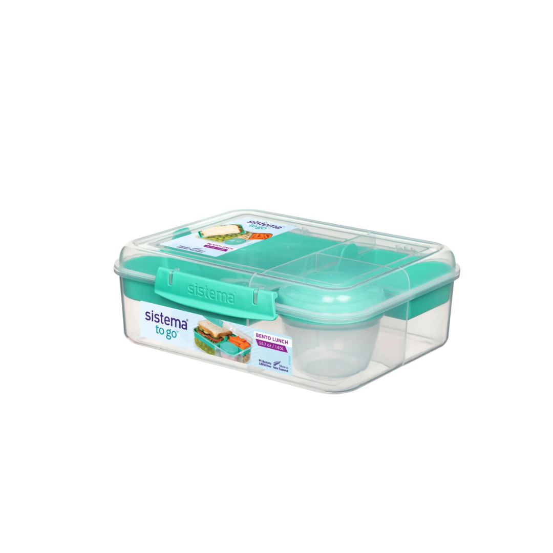 Sistema Bento lunch to go with yogurt pot 1.65L