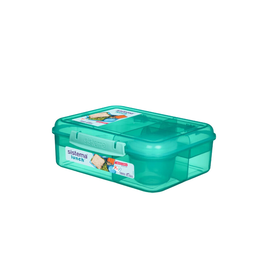 Sistema Bento Lunch with yogurt pot 1.65L