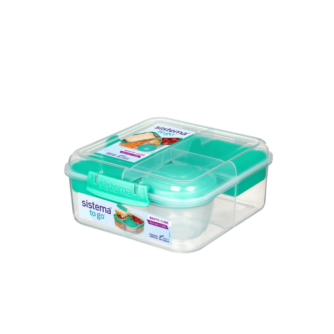 Sistema Bento cube to go with yogurt pot 1.25L